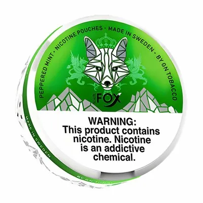 White Fox Peppered Mint Nicotinezakjes